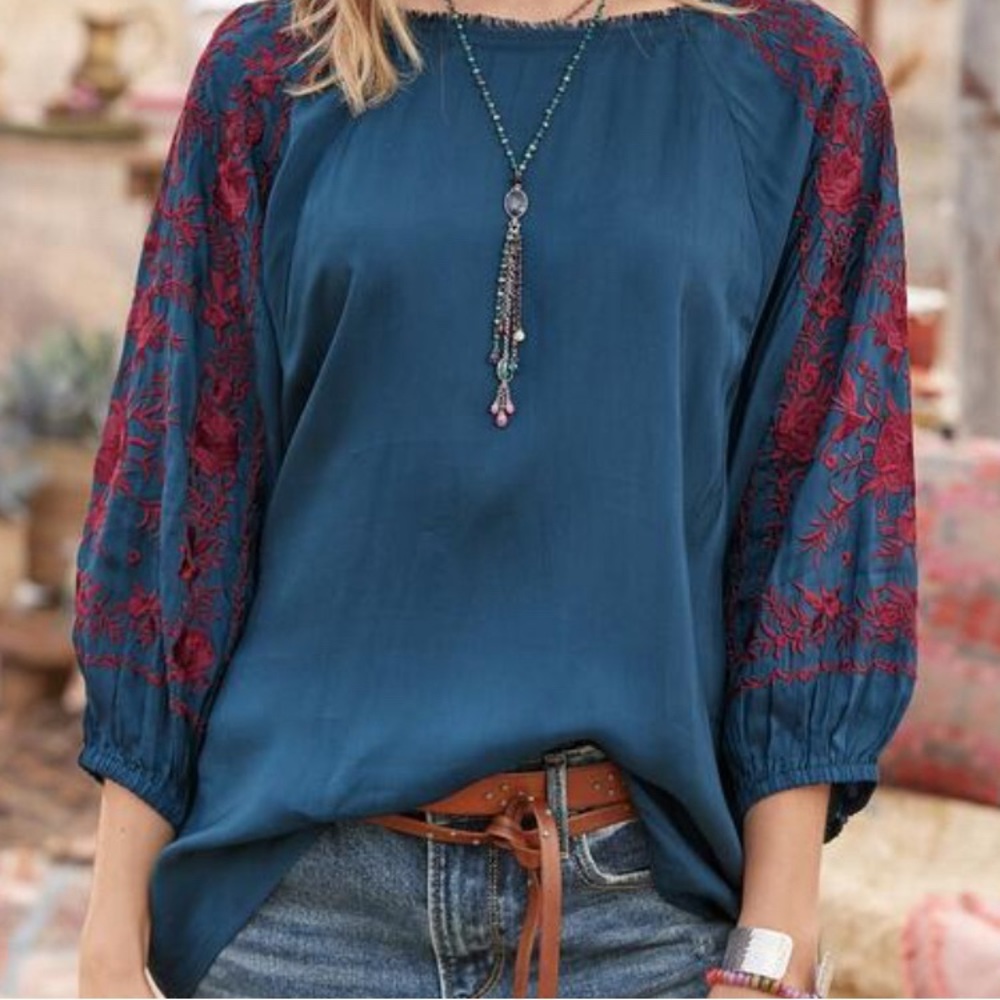 Parlor Blooms Top. New with tags from Sundance.